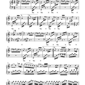 Bản nhạc Fur Elise Piano kinh điển