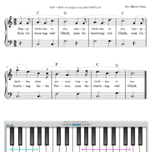 Sheet Happy Birthday Piano Đầy Đủ Dễ Chơi